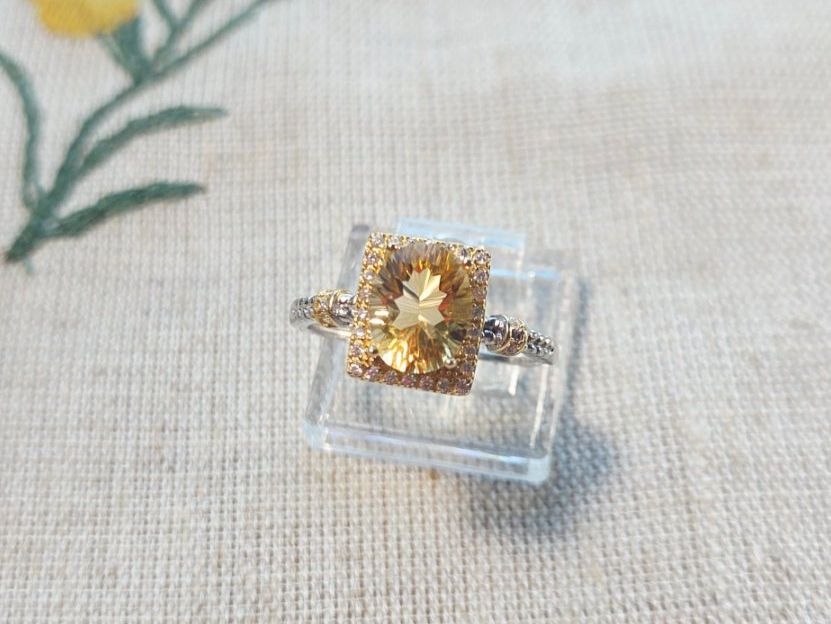 Anelli: NEW - S925 Citrine Ring (Adjustable) – Nuovo (secondo la descrizione) da Zürich venduto da cin_wcf6