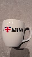 Kaffeetasse MINI weiss mit Druck, neu