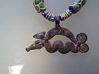 Amulett Anhänger Chamäleon der Guin Gan aus Bukina Faso