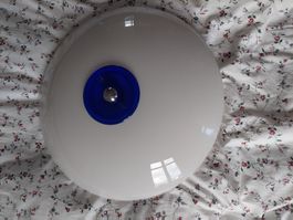 Lampe weiss blau Durchmesser 40cm guter Zustand