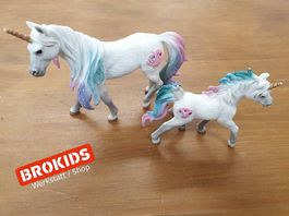 Schleich Figuren 2x Einhorn
