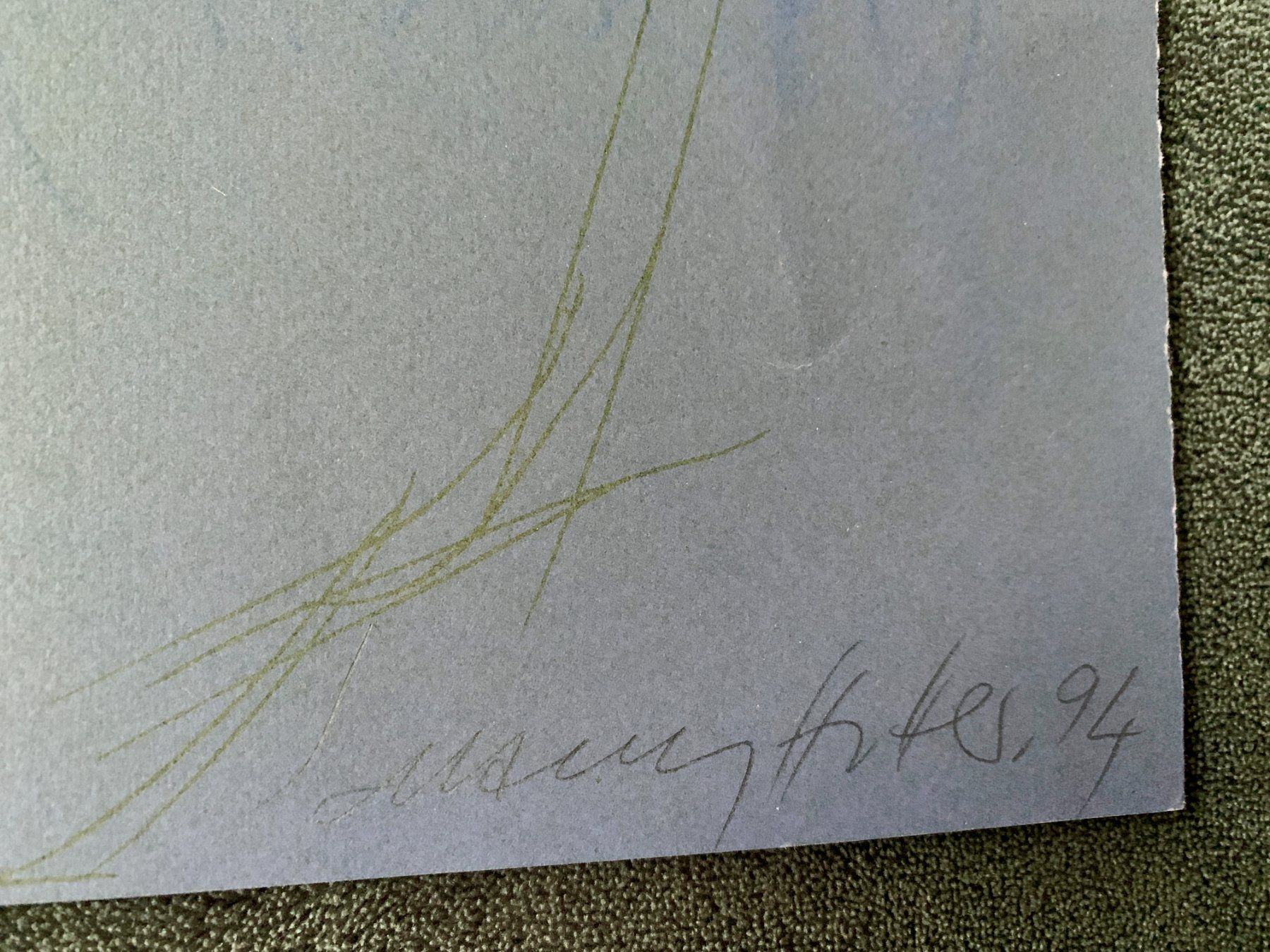 Grafiken & Lithographien: Schang Hutter, signierte Lithographie – Gebraucht aus Regensdorf von JoergR 1