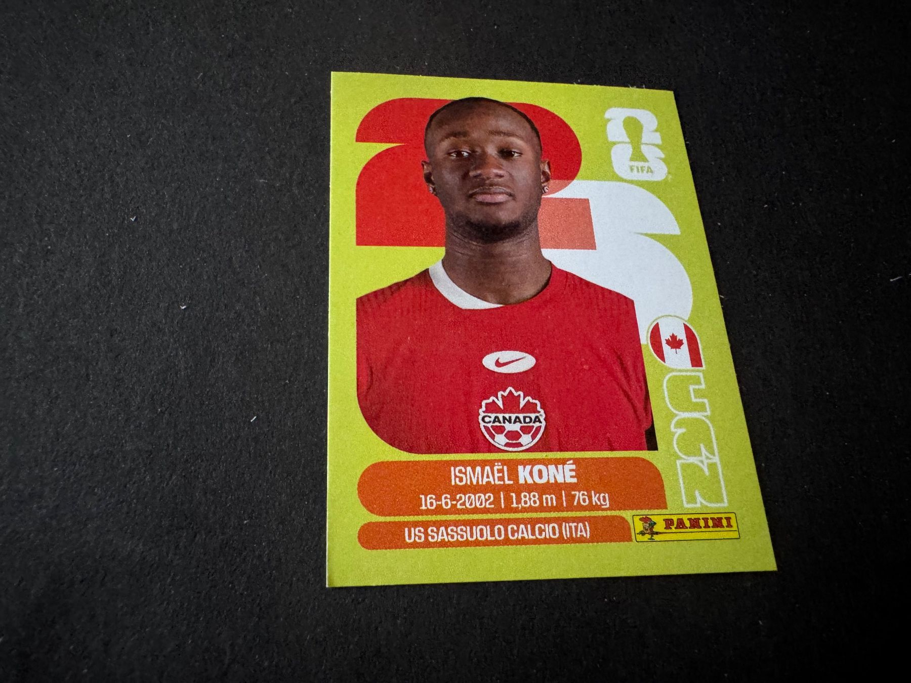Panini Fifa Fussball WM 2026 Sticker Ismaël Koné CAN 11 (Neu (gemäss ...
