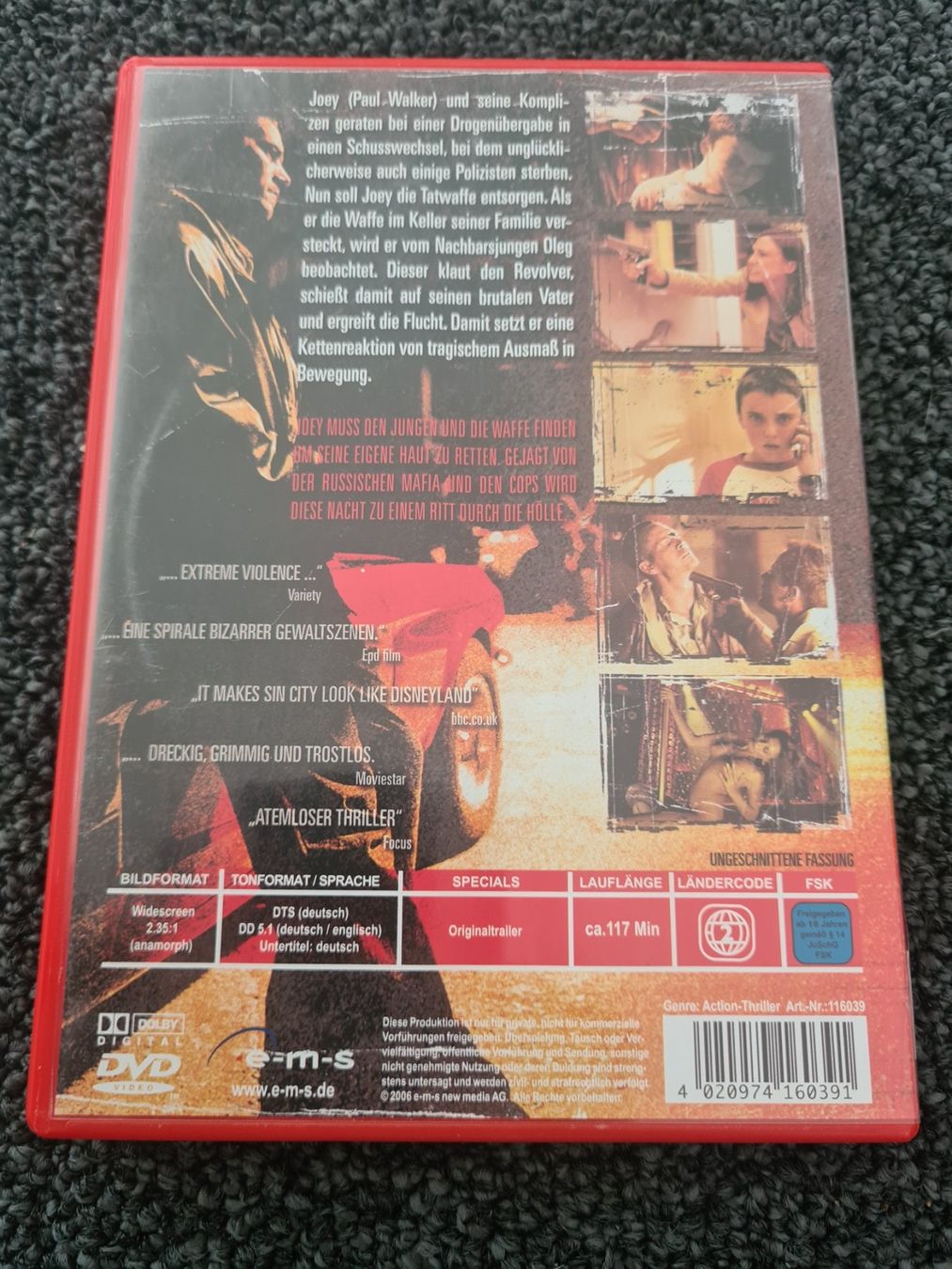 Alle DVDs: RUNNING SCARED(12506) – Gebraucht aus Ruswil von M71 1