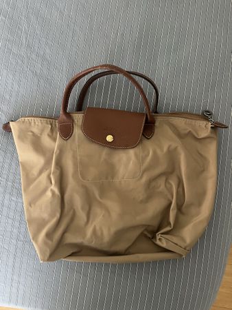 Longchamp Le Pliage Original M Medium schwarz braun