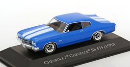Chevrolet Chevelle SS 454 1970 blau / weiss  1:43 von Altaya