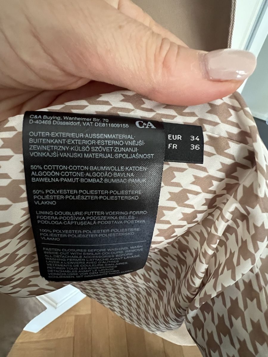 C&A Cappotti: TRENCHCOAT Long C&A Premium, Gr S – Usato da Schaffhausen venduto da vandemonian 5