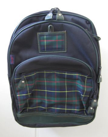 Rucksack mit Karo-Muster