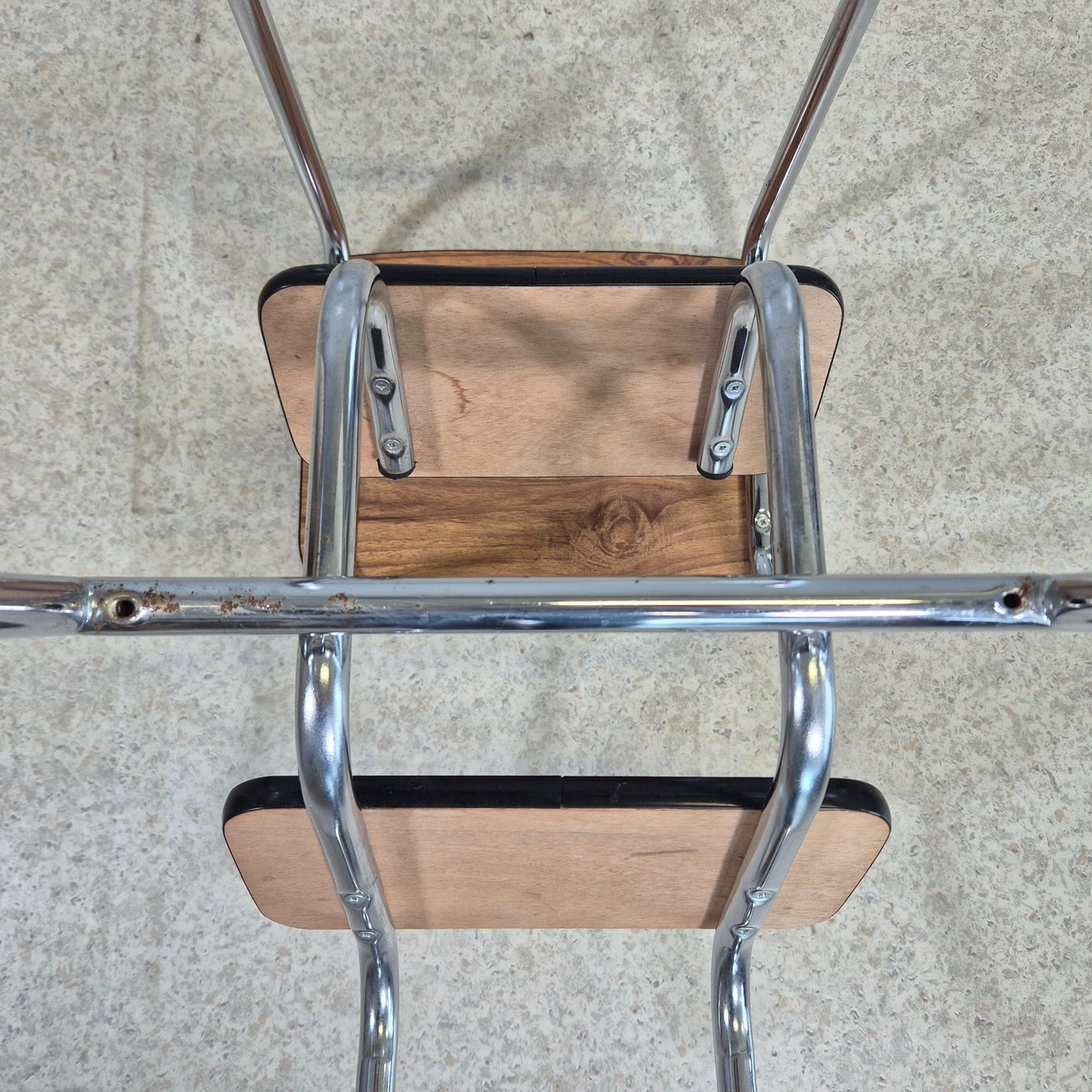 Sgabelli: Step-Stool Tritthocker 3-Tritt Hocker grau – Usato da Nottwil venduto da Wondewa-Shop 7