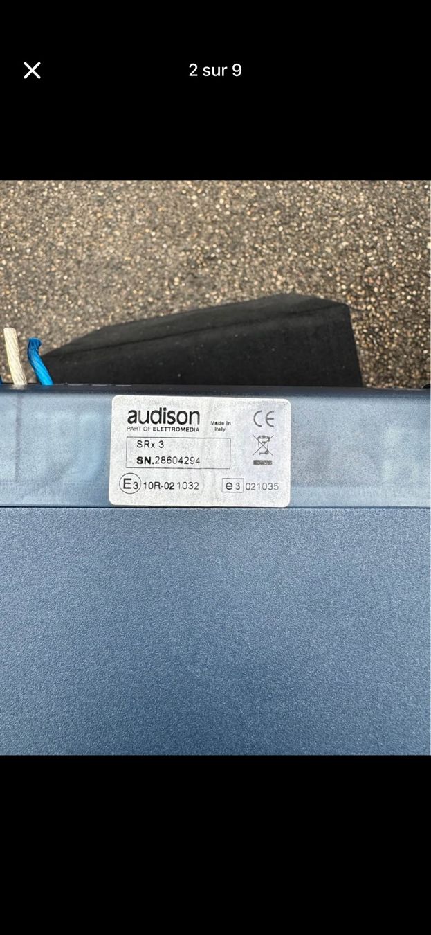 Amplificateurs: Amplificateur audison et caisson de basse alpine – D'occasion à gland par manuel062 2