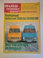 Auto Motor und Sport Heft 4/1970 Rallye Monte Carlo