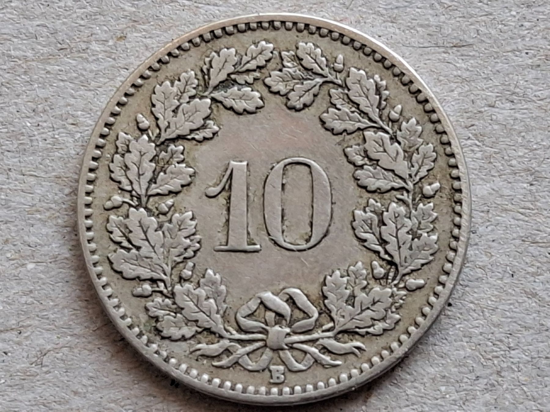 Tutti le monete: 10 Rappen 1907 – Usato da Neuchâtel venduto da Grandloupblanc 1