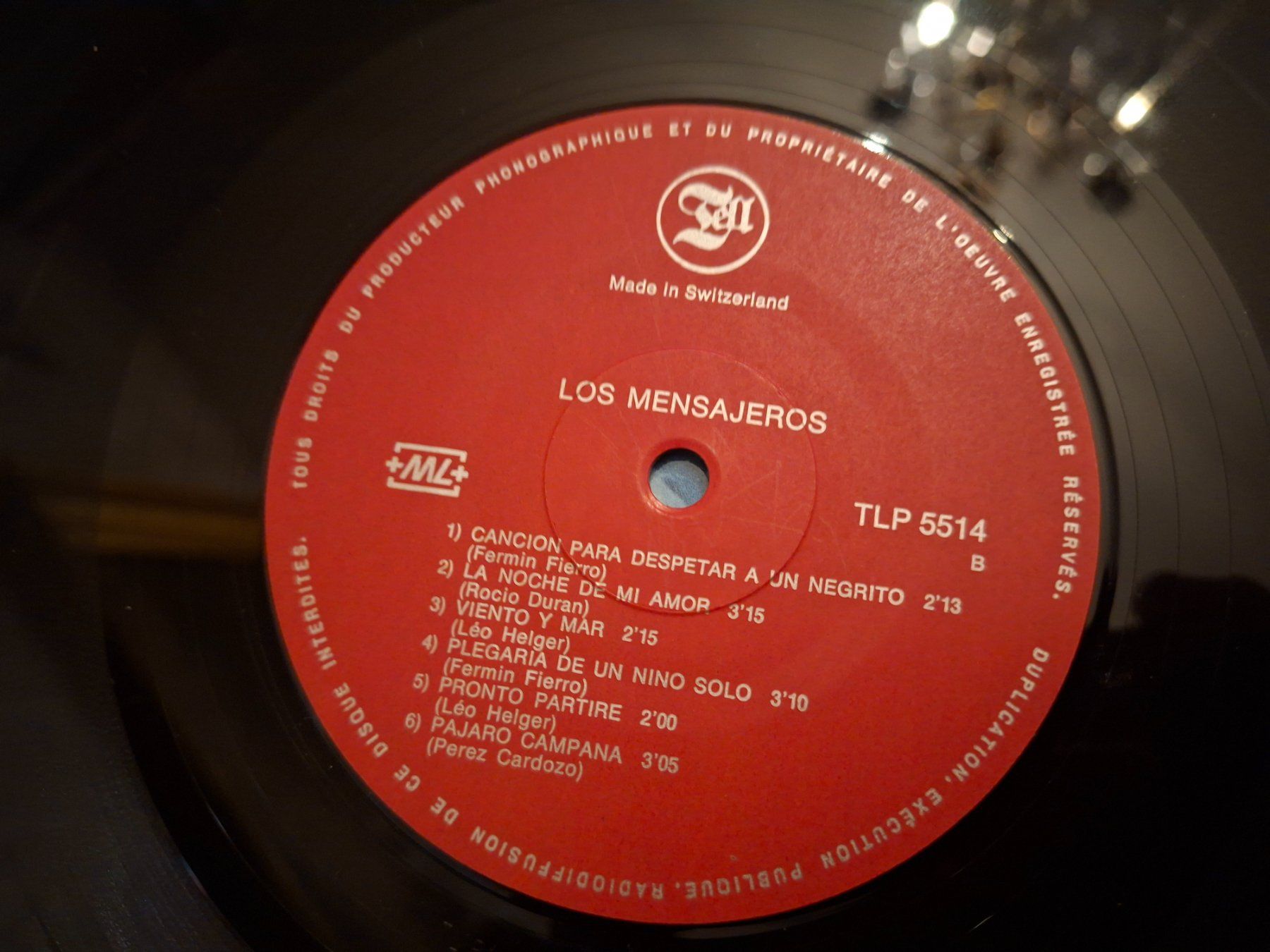 Dischi in vinile: Swiss LP - Los Mensajeros – Usato da Bernex venduto da Wannabehasbeen01 5