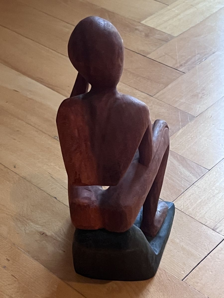 Statuette: Sculpture Homme Penseur Forme Libre – Nuovo e nell'imballaggio originale da Bulle venduto da Sammobil 5