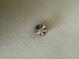 Pandora Charm mit Stein, Schneeflocke 925 Silber
