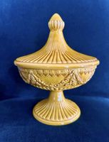 Elegante Bonbonniere / Dose aus Keramik, Vintage