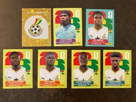 Panini GHA 1, 2, 3, 9, 10, 12, 14 Ghana