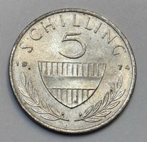 5 Schilling Autriche 1974 - Belle pièce de collection