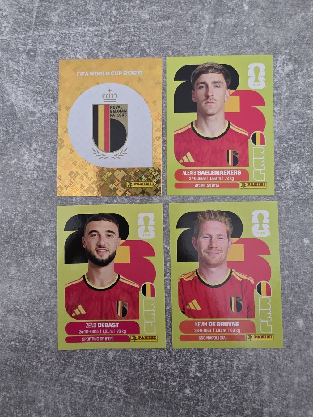 Panini Sammelbilder & Trading cards: Panini WM 2026 - Belgien – Gebraucht aus St. Gallen von Shelly__x3