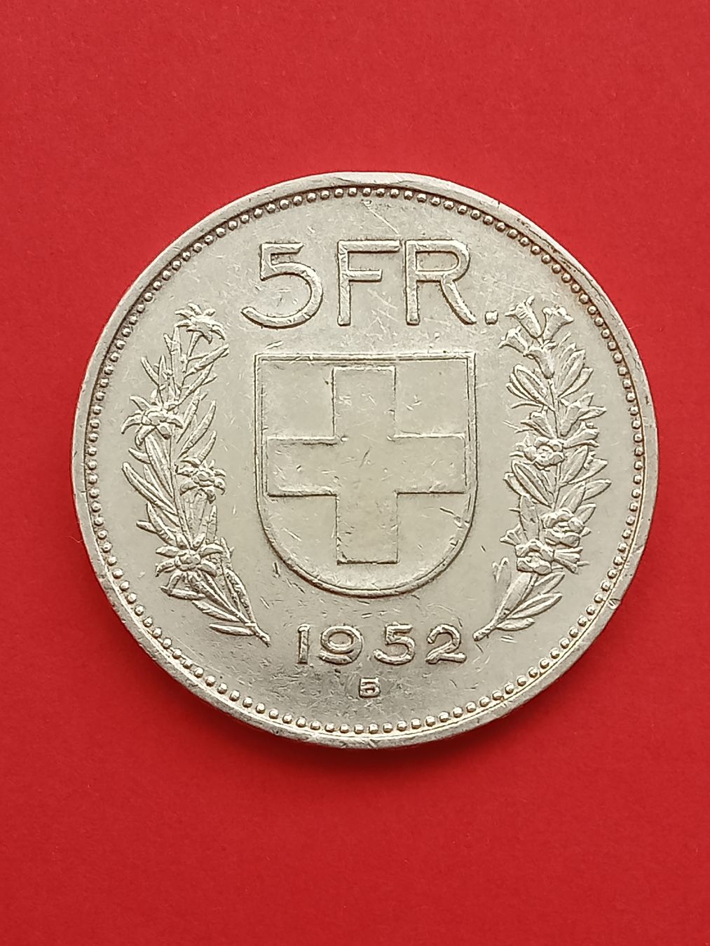 Tutti le monete: 5 Franken 1952  – Usato da Alpnach Dorf venduto da ake-7x7v