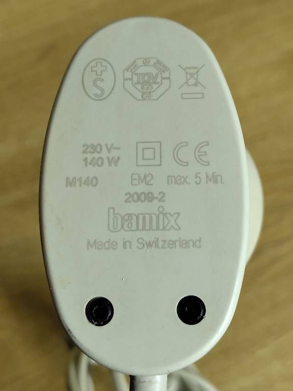 Bamix Elettrodomestici da cucina: bamix Stabmixer 140W - Modell M140 – Usato da Wohlen AG venduto da gnabbr 3