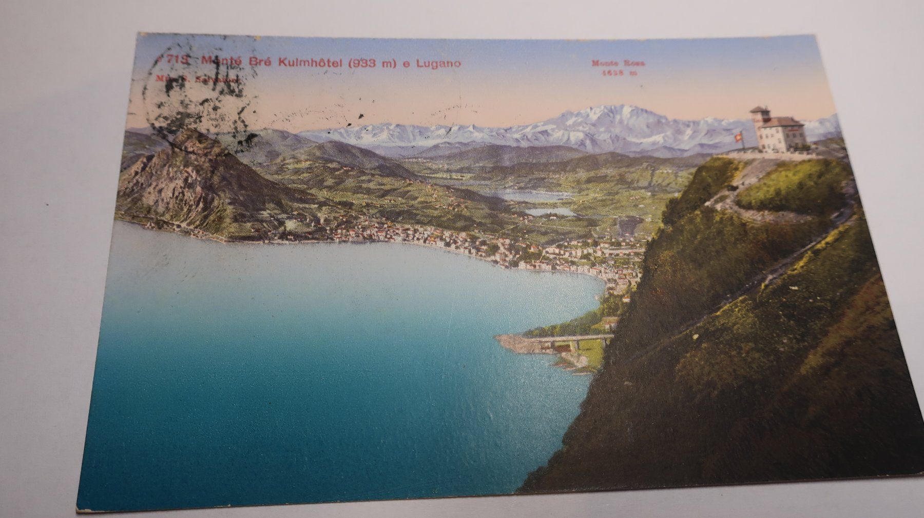 Ansichtskarten: Monte Bré Kulmhôtel 1913 – Gebraucht aus Cormoret von Pascalll2001 1