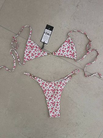 NEW - Bikini Perlendetail XS