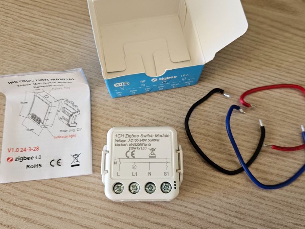 Zigbee Smart-Schalter 10A 2300W 1