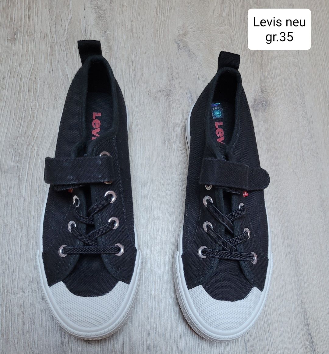 Levi's Scarpe da uomo: Levi's Kinder Schuhe, Gr. 35, neu, schwarz – Nuovo (secondo la descrizione) da Münchenstein venduto da sun_mx9b 3