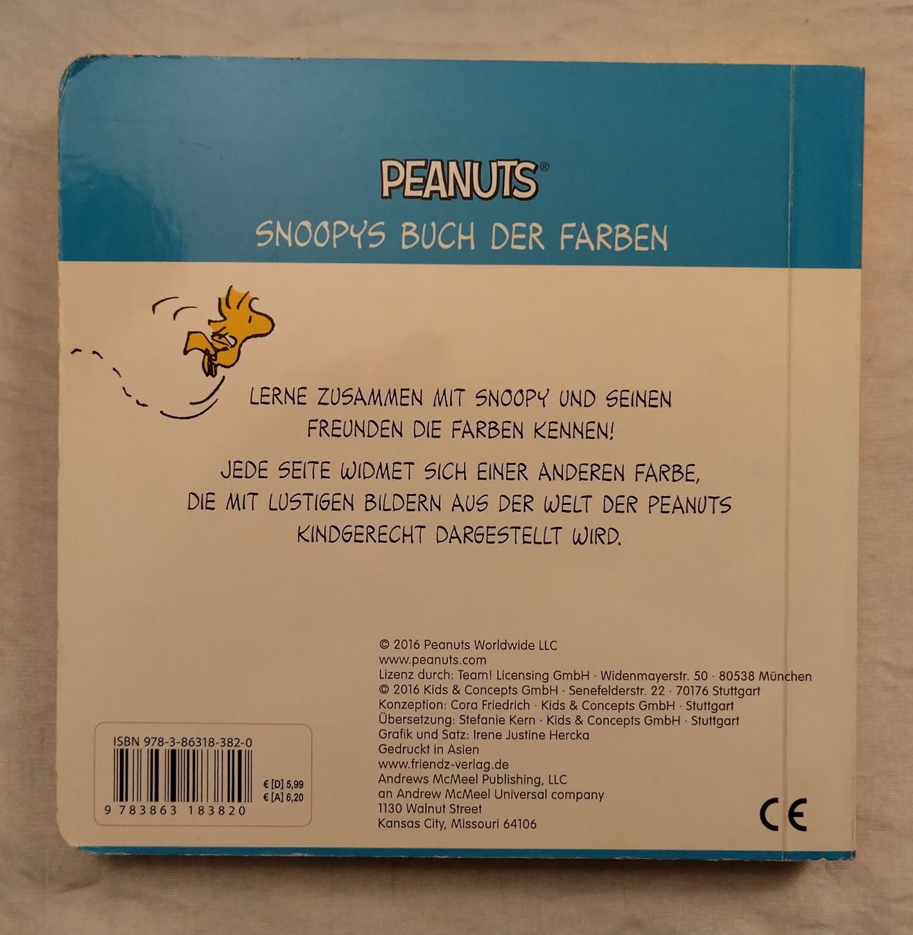 Libri: Peanuts / Snoopy - Buch der Farben / Bilderbuch kartoniert – Usato da Bellach venduto da JingleJerry 5