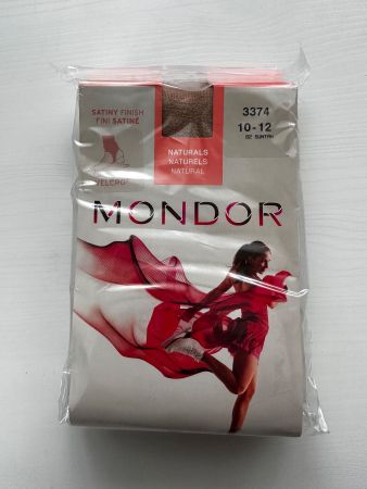 Mondor Eislaufstrumpfhose 3374 Suntan Gr. 10-12
