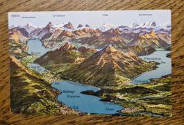 Reliefkarte Zentralschweiz