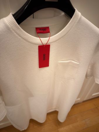NEU HUGO T-Shirt Relaxed Fit – weiss, Gr.M - sehr stylisch!!