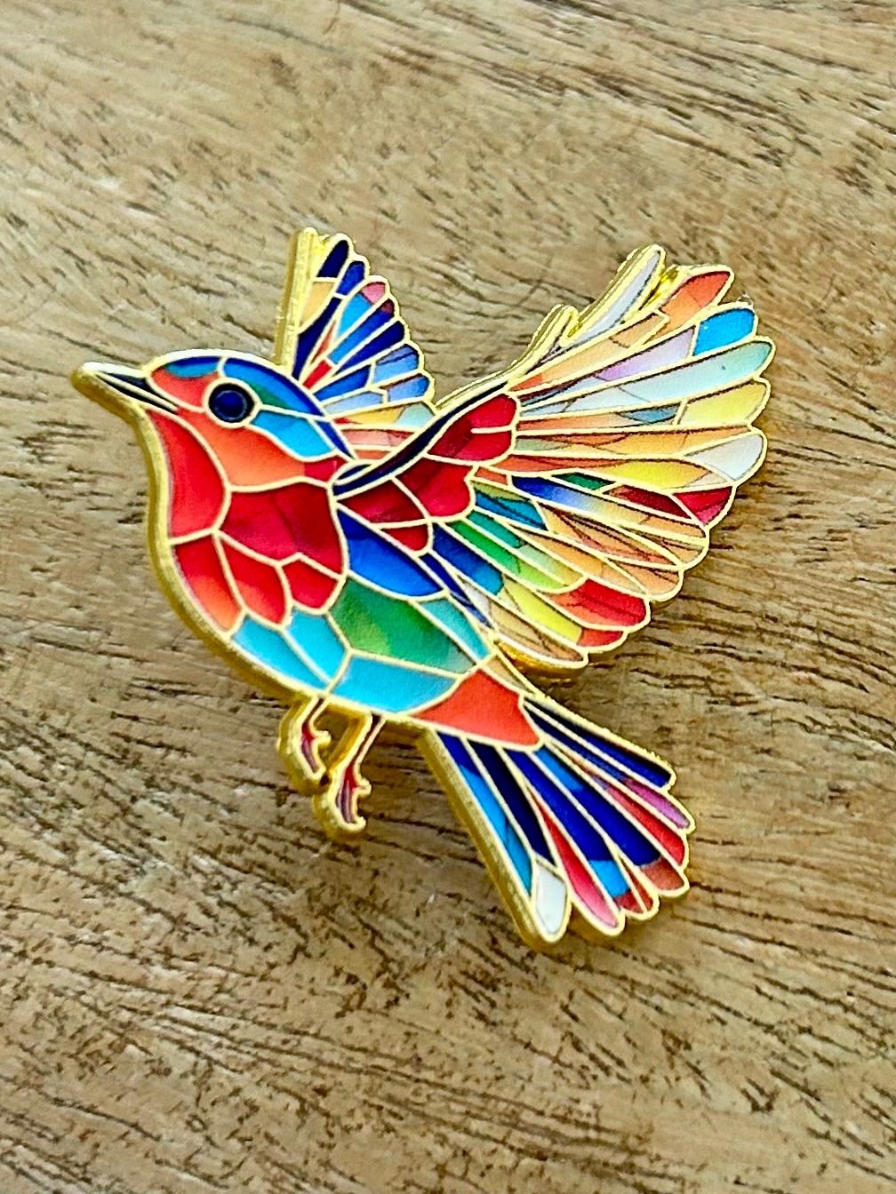 Placchette & Badge: Pin Vogel – Nuovo e nell'imballaggio originale da Geneve venduto da vane267