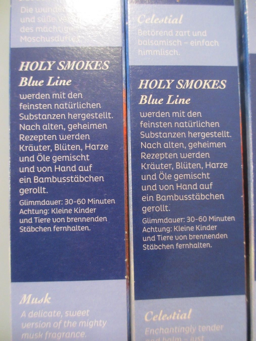 Candele: verschiedene Räucherstäbchen / Holy Smokes – Nuovo e nell'imballaggio originale da Herisau venduto da fan_h9qj 1