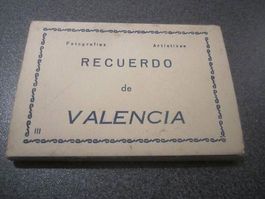 Kartenbüchlein Recuerdo de Valencia