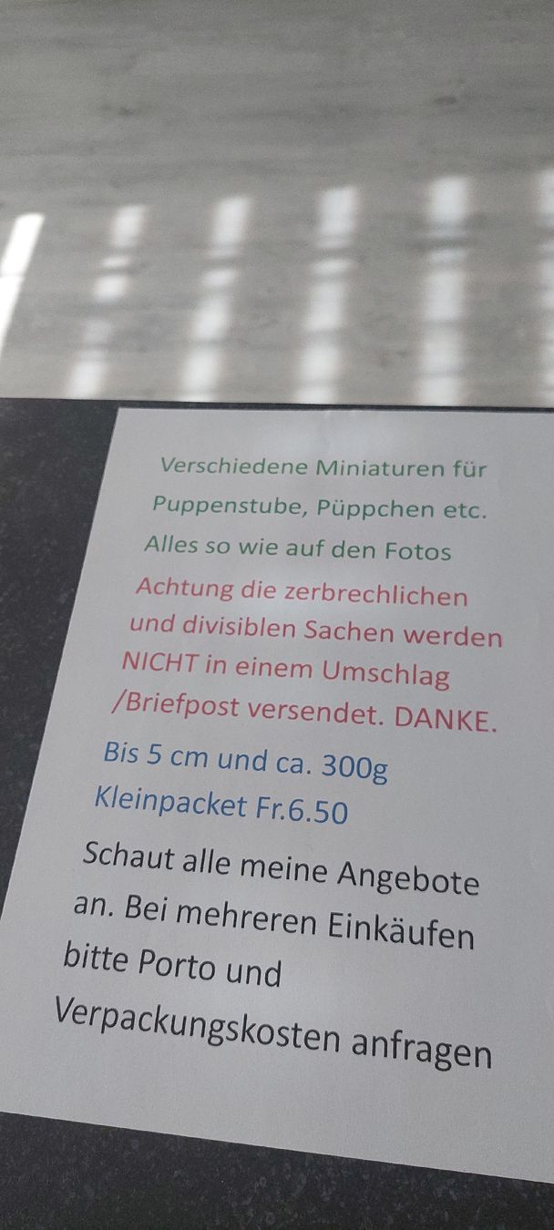 Bambole: Puppenstubenpuppe – Usato da Muri AG venduto da nindo1 1