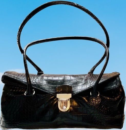 Taschen für Damen: Borsa effetto_coccodrillo, elegante e spaziosa – Gebraucht aus Savosa von Accipe_Oblatam 8