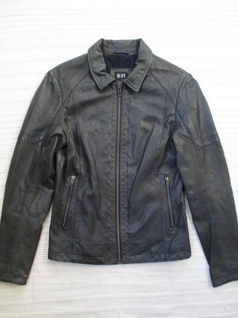 Quadro Q-21 Damen Lamm Nappa Lederjacke 36 dunkelgrau