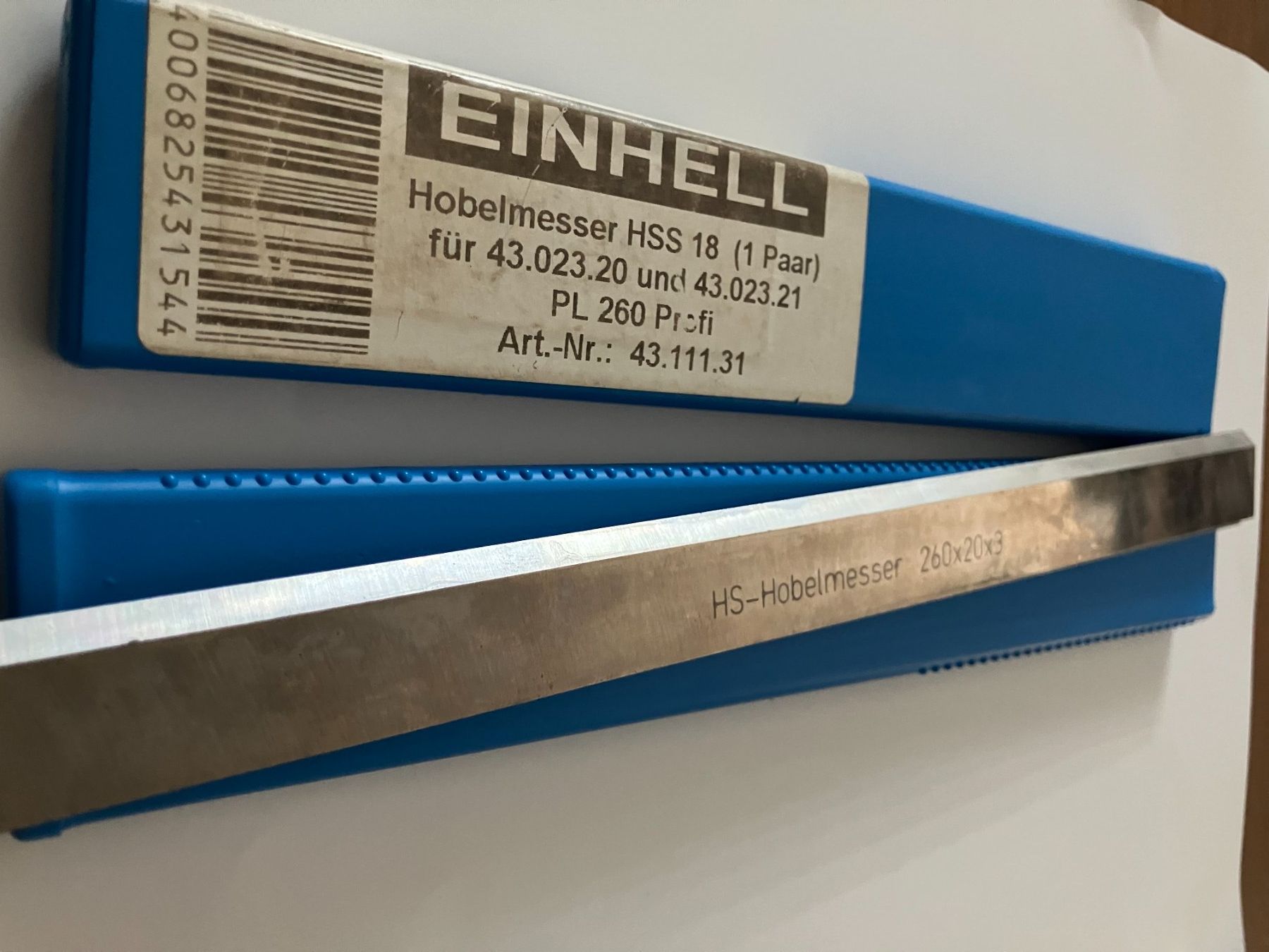 Tutti gli attrezzi: Hobelmesser HSS Stahl v. Einhell – Nuovo e nell'imballaggio originale da Diepflingen venduto da Der_billige_max