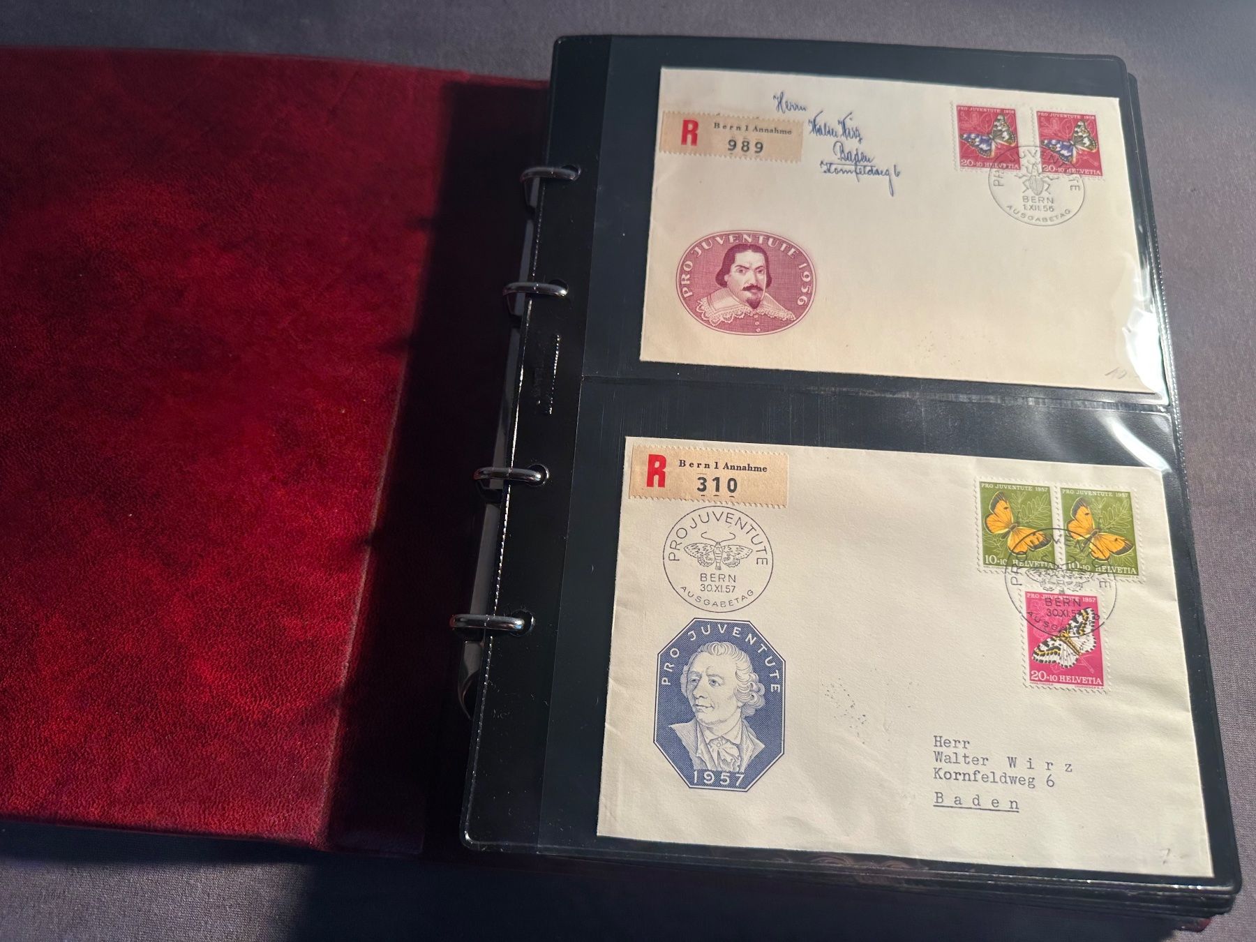 Tous les timbres: Album Schweiz Sammlung Briefe und FDC – D'occasion à Stettfurt par 2442 1