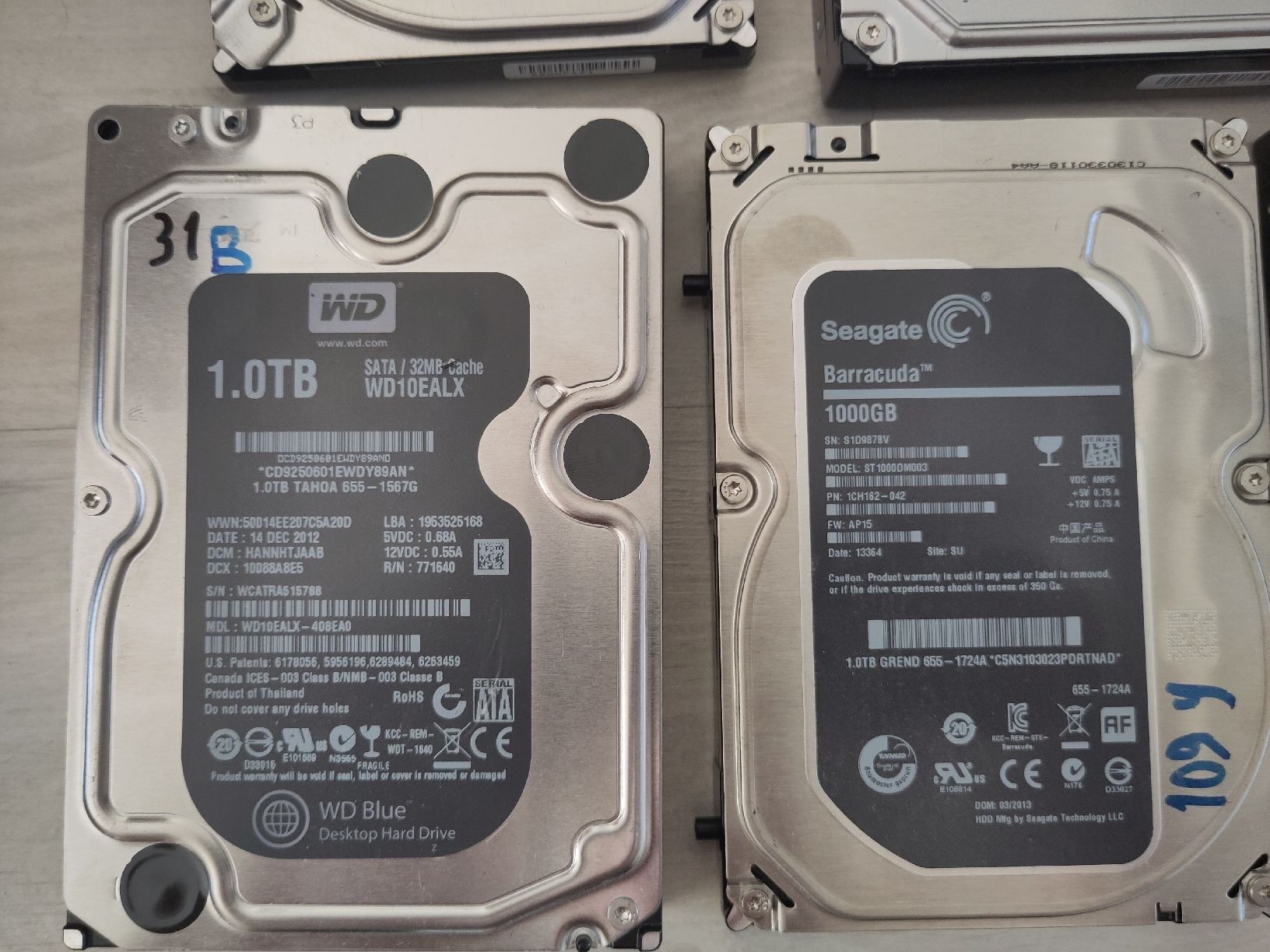 Disques durs: 14x 3.5" HDD – Défectueux à Sargans par sve_hjs5 3