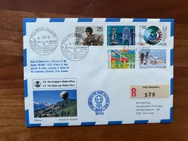Ballonpost 1989 Poschiavo super Frankatur  (V694)