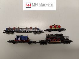 Spur N Lok Fabrik Transport 4Teilig Diverse Hersteller o.OVP