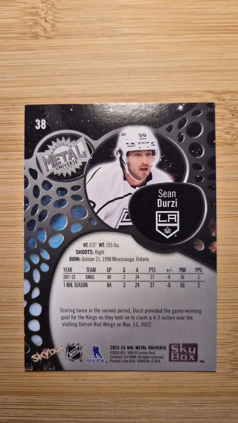 NHL Sammelbilder & Trading cards: NHL L.A. Kings Sean Durzi – Gebraucht aus Bellach von paedu-1980 1
