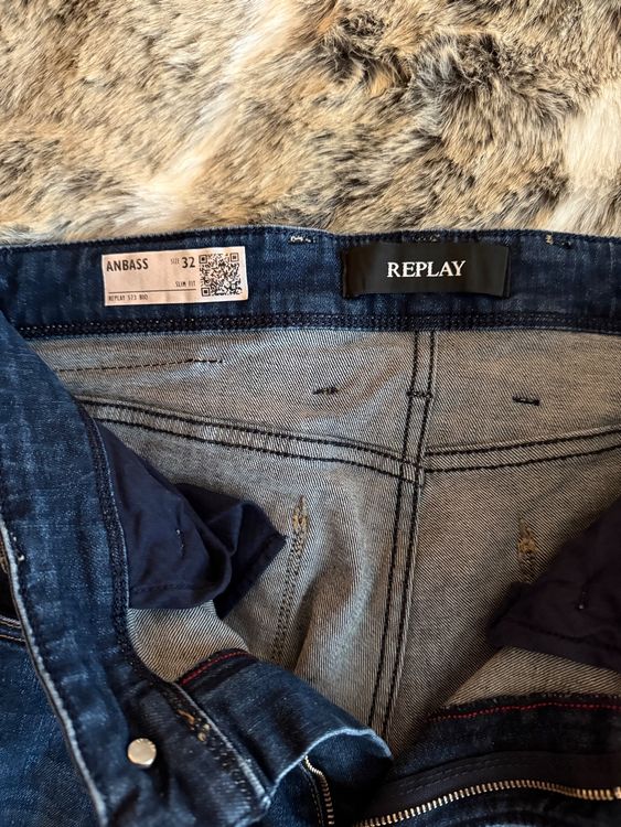 Replay Jeans: Jeans Replay Anbass slim fit – Usato da Zürich venduto da ren_r2dj 4