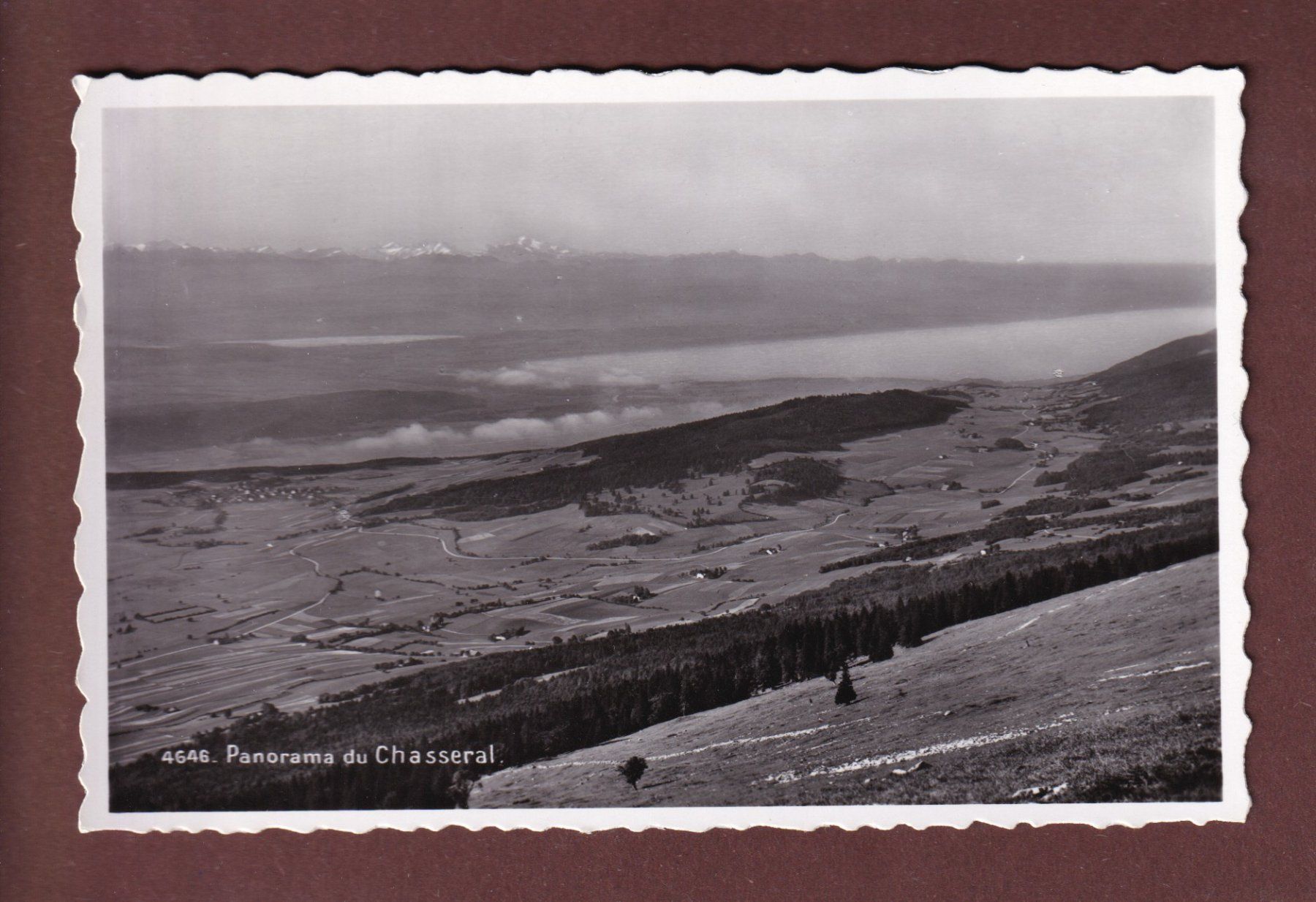 Cartoline postali: Panorama du CHASSERAL - 1953 – Usato da Pully venduto da nicecards-shop