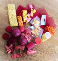 Bastelset DEKOSET, Naturmaterialien, Deko, Basteln Blumen
