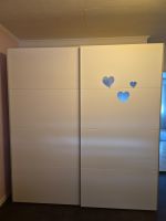 Schwebetürenschrank weiss