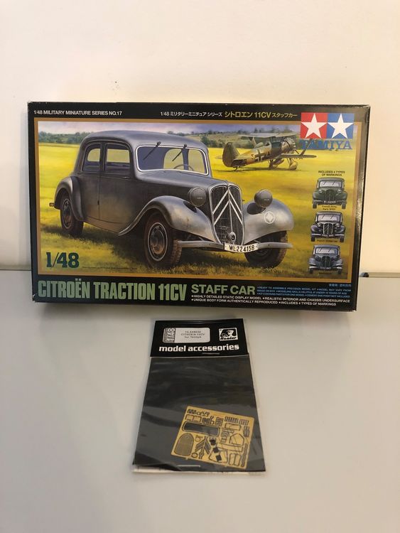 Tamiya - 32517 - Maquette - Citroën Traction 11CV - Echelle 1:48
